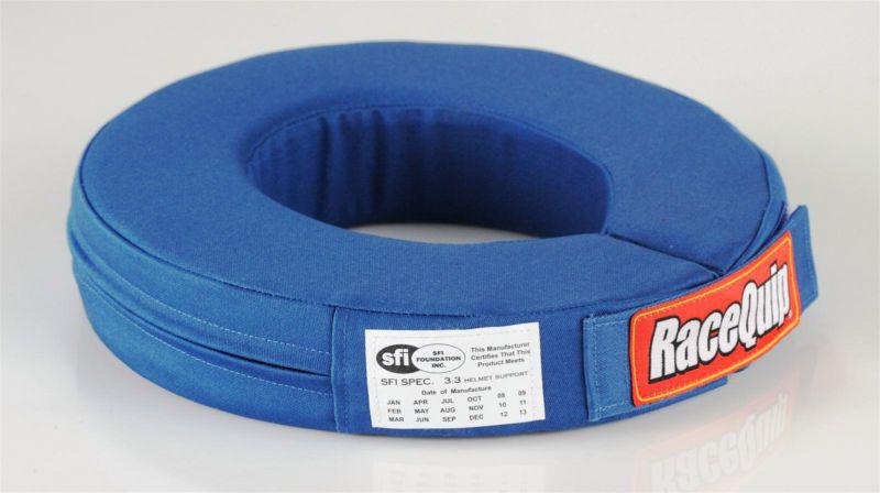 Racequip 337027 blue 360 degree sfi rated helmet supports  sfi 3.3 -  rqp337027