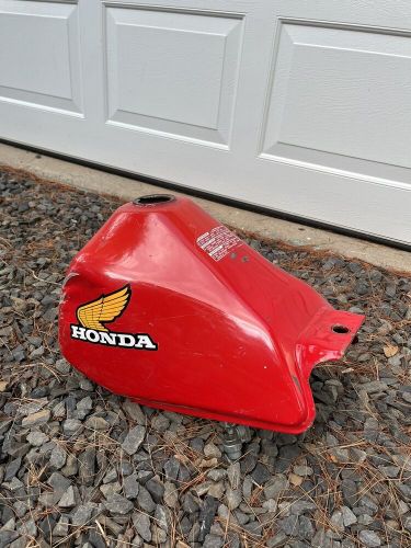 Vintage honda red fuel gas tank quad dirt bike atv atc 80s wall hanger