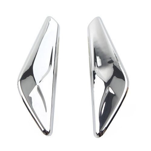 1 pair chrome front side fender finisher for bmw x3 f25 2009-17 for x4 f26 13-18