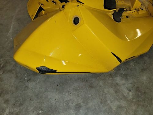 Oem genuine factory can-am renegade 800 1000 front fender neon yellow 715007504