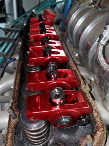 Supercharged ford 302 &amp; trans - world products heads je pistons mikuni carbs wow