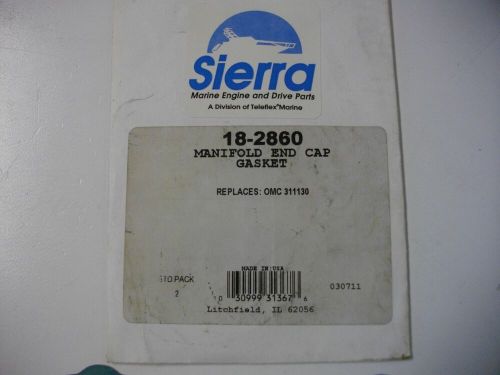 Sierra marine 18-2860 manifold to end cap gasket omc 311130 pack of 2 each