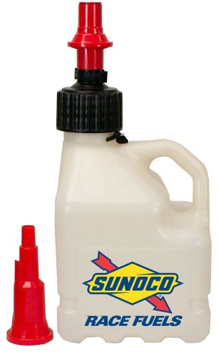 Sunoco race jugs r3100cl-ff utility jug 3 gallon with fastflo cap clear