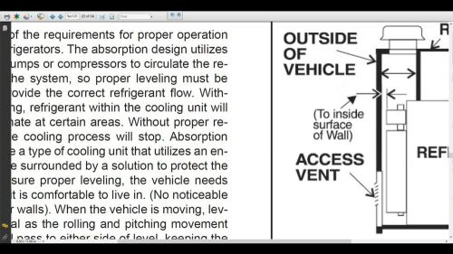 The executive motorhome operations manuals 415pg for rv camper service &amp; repair