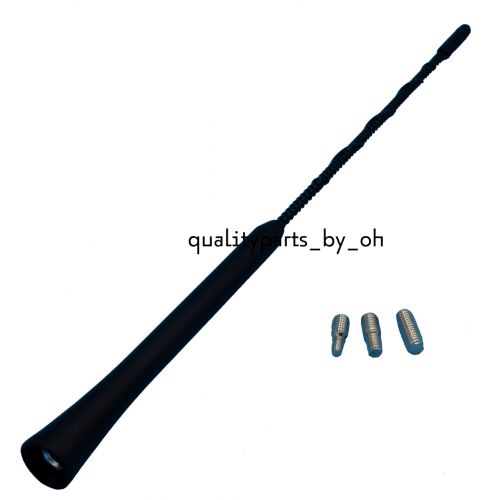 12&#034; black replacement antenna mast am/fm for lexus rx330 rx400h rx350 04-09