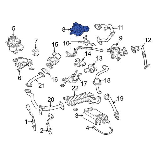 For lexus gx460 11-12 lexus right secondary air injection control valve