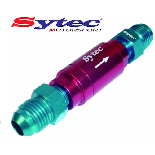 Sytec one way no return gasoline check valve + jic6 connections-