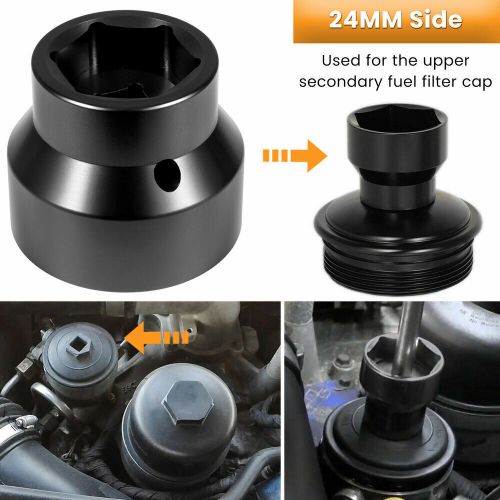 Fuel filter/oil filter socket 24mm/36mm for ford diesel 6.0l 6.4l 2003-2010