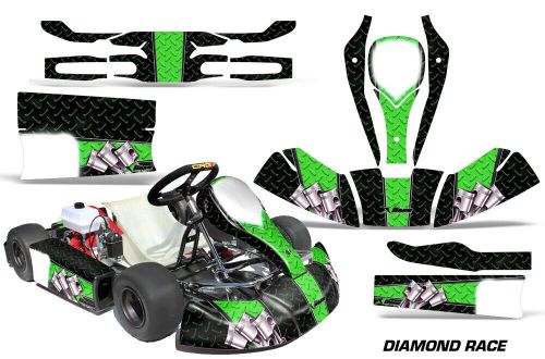 Go-kart graphics kit decal for crg jr cadet and bambino kids diamond race gr k