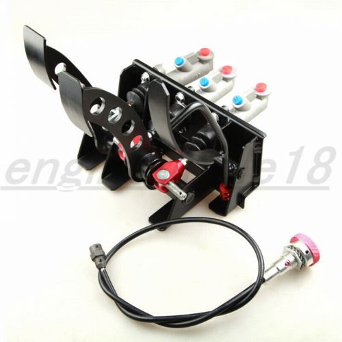 High quality race rally hydraulic clutch brake bias pedal box assembly kit