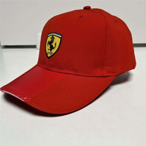 Ferrari scuderia red cap adjustable hat unisex