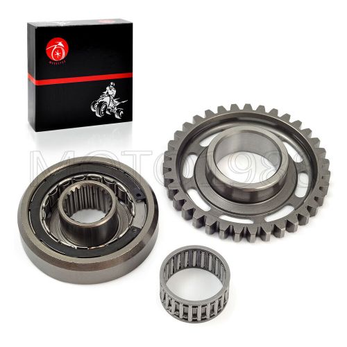 Starter clutch &amp; driven gear kit for honda crf450x 2005-2017 trx450er 2006-2014