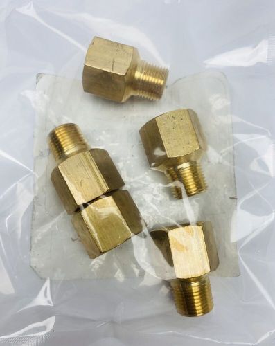 Bag of 5, bfpa86 brass adapter  1/2&#034; x 3/8&#034;