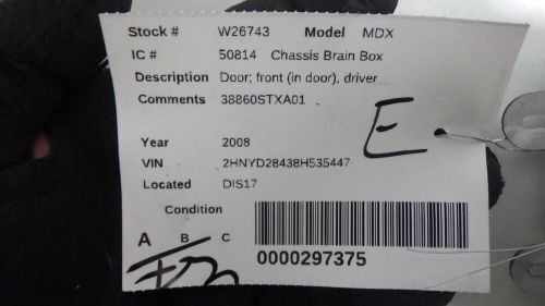 08 acura mdx door module 38860stxa01