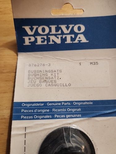 2 new in bag genuine oem volvo penta bushing kit 876278