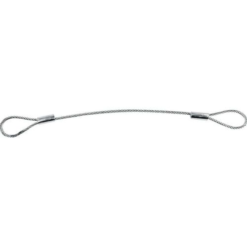 Hood pin lanyard 6 inch long steel for hood pin clips racing imca ump usmts