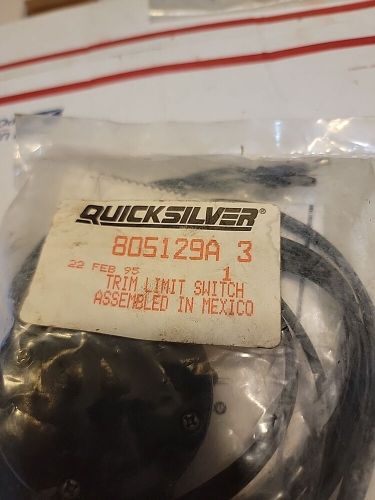 Mercury marine quicksilver 8mercruiser 805129a3 trim limit switch oem port side