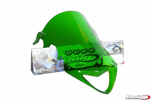 Puig racing windscreen green kawasaki zx-6r 2009-2010