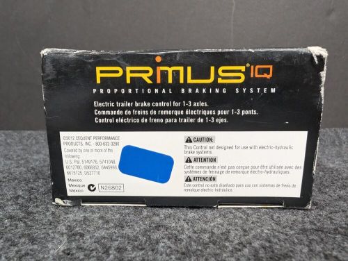 Tekonsha 90160 primus iq, proportional brake controller for trailers, new