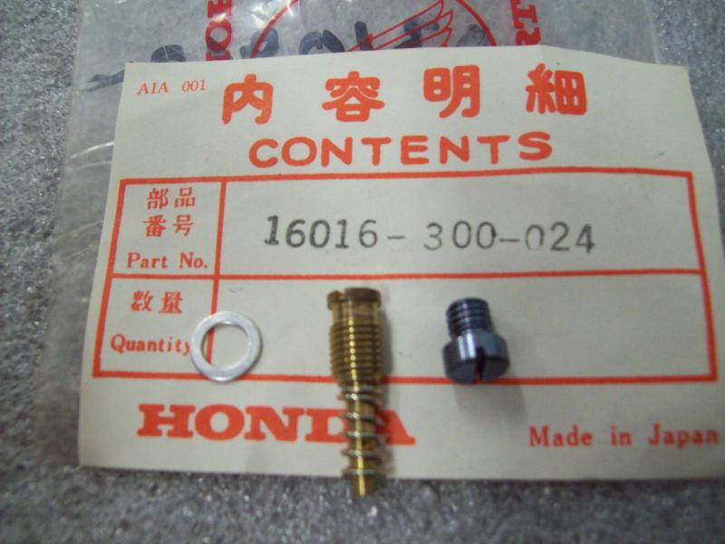 Genuine honda screw set a cb750 16016-300-024 new nos