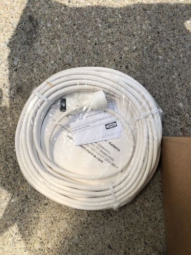 Hubbell marine boat telephone cord white shore cable 50&#039; ph6599w new