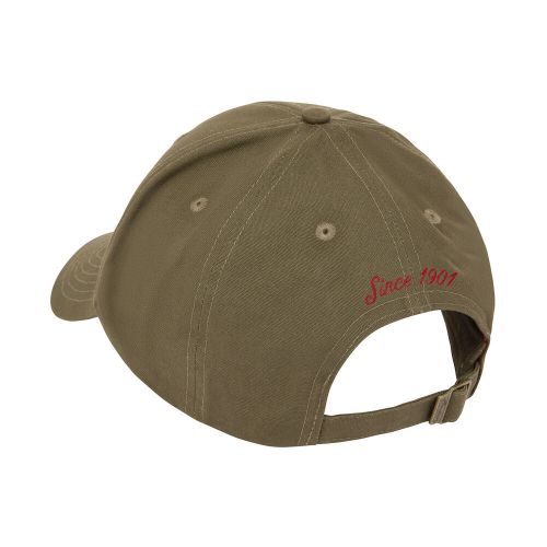 Indian motorcycle 2 color script cap, khaki