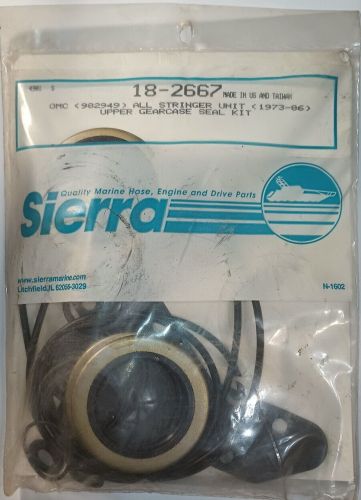 Sierra 18-2667 upper gear case seal kit replaces omc 0982949 982949