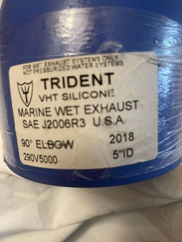 Trident vht silicone marine wet exhaust 90 degree elbow 5” j2006r3