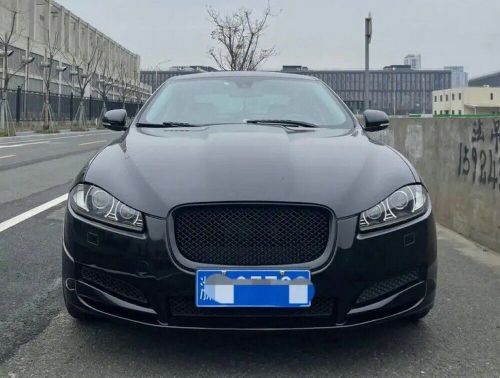 Front grille mesh grill bar vent trim for jaguar xf 2012 2013 2014 2015 black