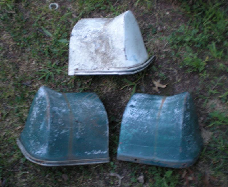 Lot of 3 original 1966 chevy impala belair biscayne caprice rear quarter corners