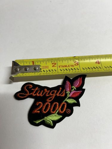 Sturgis 2000 bike rally embroidered patch 60th anniversary motorcycle biker