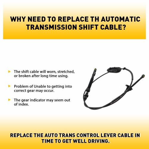 Transmission shift cable for 02-09 chevy olds saabtrailblazer gmc envoy 15785087