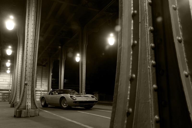 Lamborghini miura hd poster classic super car b&w print multi sizes available