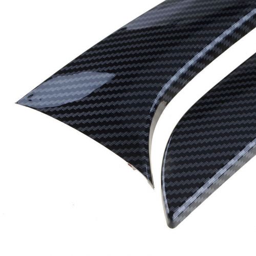 Carbon fiber rear window side spoiler splitter trim fit bmw f20 f21 2012~2019