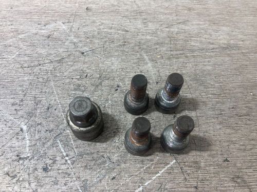 Vw eos 2008 locking wheel nuts bolts set with key