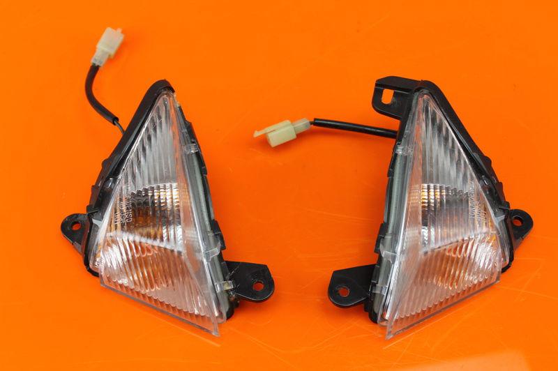 06 - 11 kawasaki zx14 zx14r  front oem turn signal light stock blinkers set pair