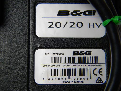 B&amp;g triton h5000 20/20 hv n2k display w/ sun cover 000-11088-001 - 90 day wnty!