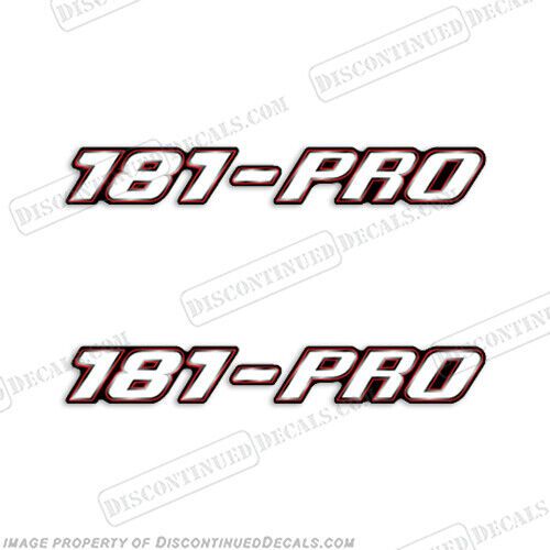 Fits stratos &#034;181-pro&#034; boat decals (set of 2)