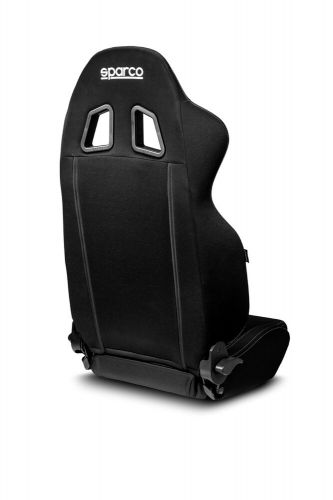 Sparco r100 black w/ grey reclining universal racing seat