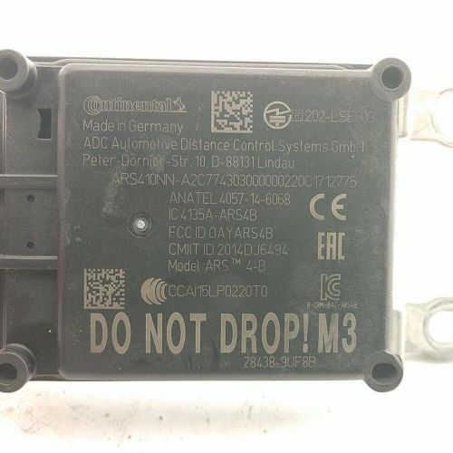 Oem murano 284389uf8b front adaptive cruise ecu