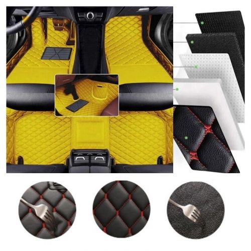 For audi auto floor mats all models full rows carpets leather anti-slip