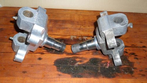 Forged aluminum sprint car sander &amp; schnee stepped spindles usac ascs