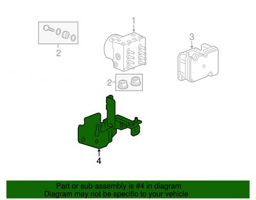 Genuine gm mount bracket 15228704