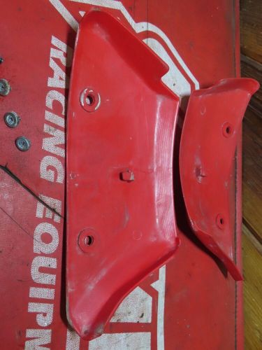 1984 honda atc200x fuel tank shrouds oem air guide plastic left right #1