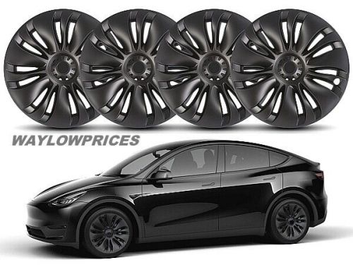 Tesla model y wheel hubcaps 19 inch for 2019 - 2023 set of 4