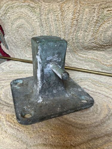 Vintage bronze samson post boat cleat 6” base, chris craft cleat nautical marine