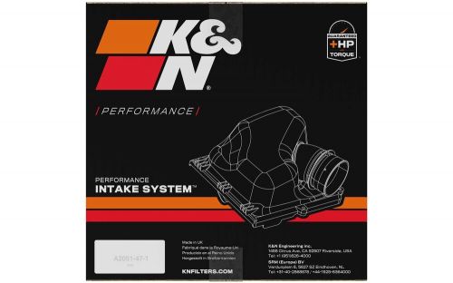 K&amp;n gen ii air intake system with high flow roto mold tube for vw 57s-9500