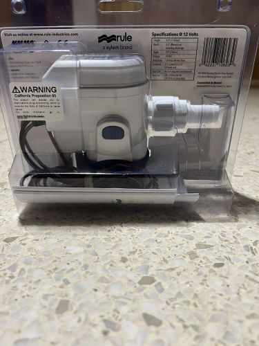 Rule-mate rm500b boat bilge pump level sensing 500 gph 12 volt new