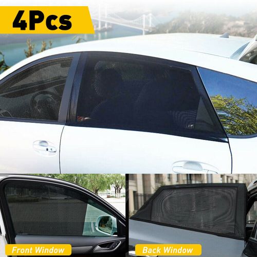 New 4pcs car sun shade front rear window curtain cover sunshade protector usa ed