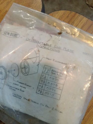 Nos sen-dure 32877 heat exchanger end plate